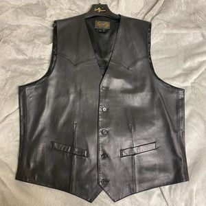 Scully Leather Vest